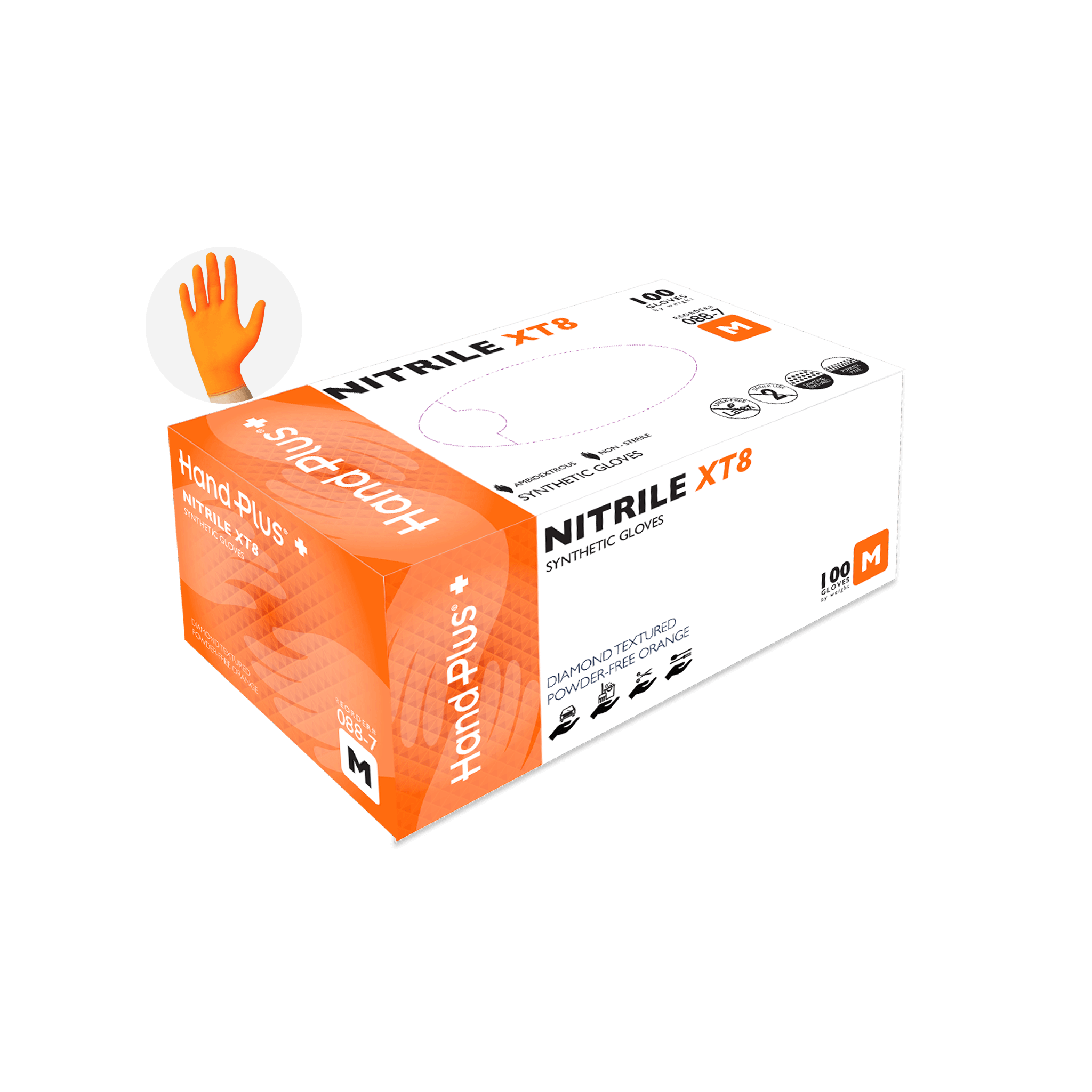 HandPlus® Nitrile XT8 – Powder Free Nitrile Gloves (Box) – Unimed