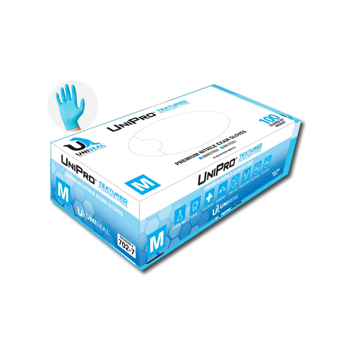 Uniseal® UniPro® Nitrile Powder-Free Exam Gloves (Box)
