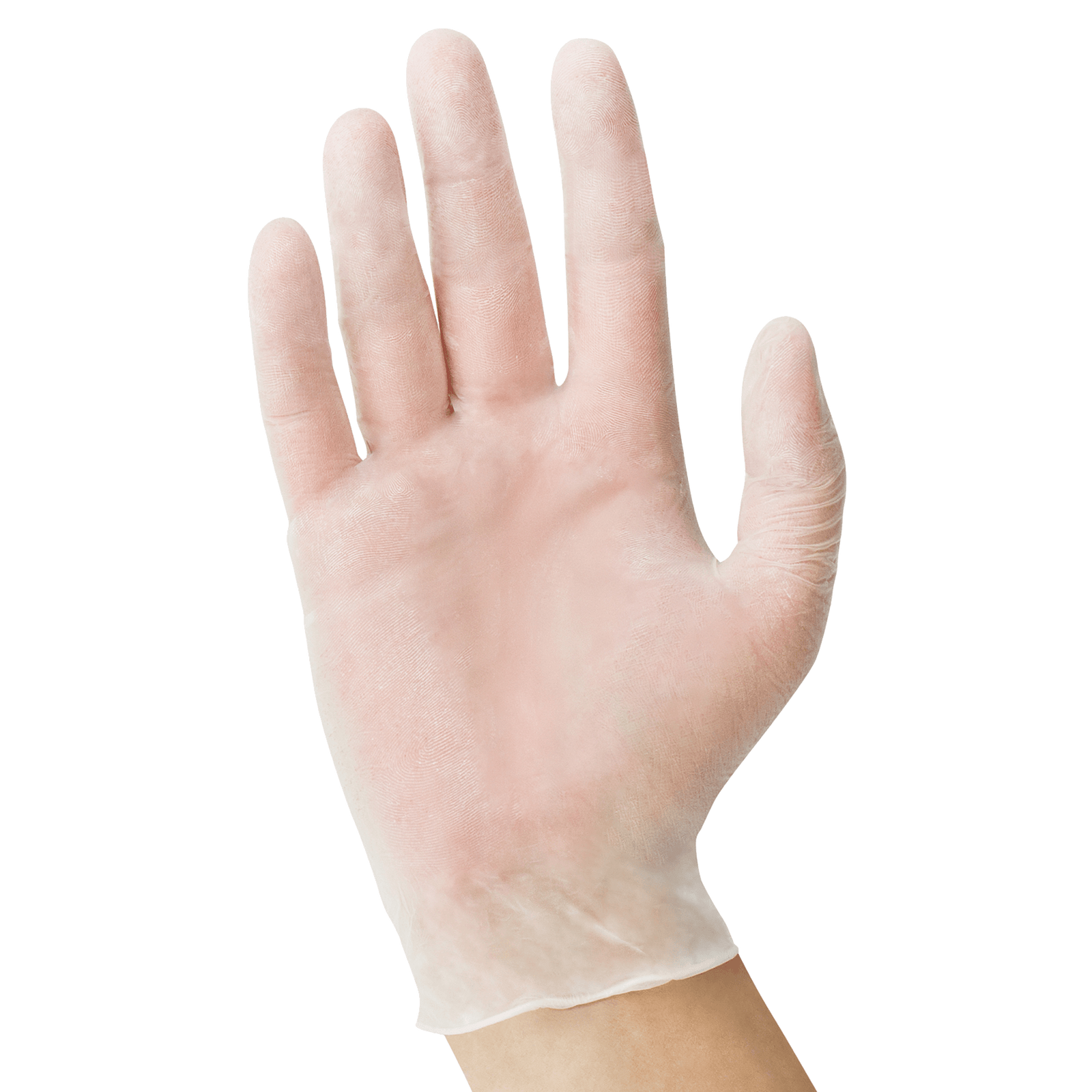 clear color glove