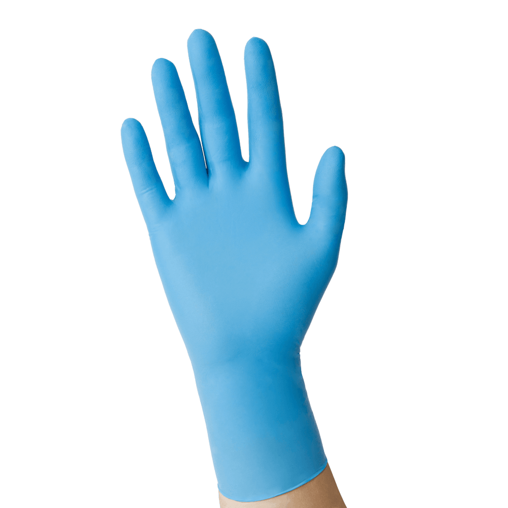 pure blue color glove